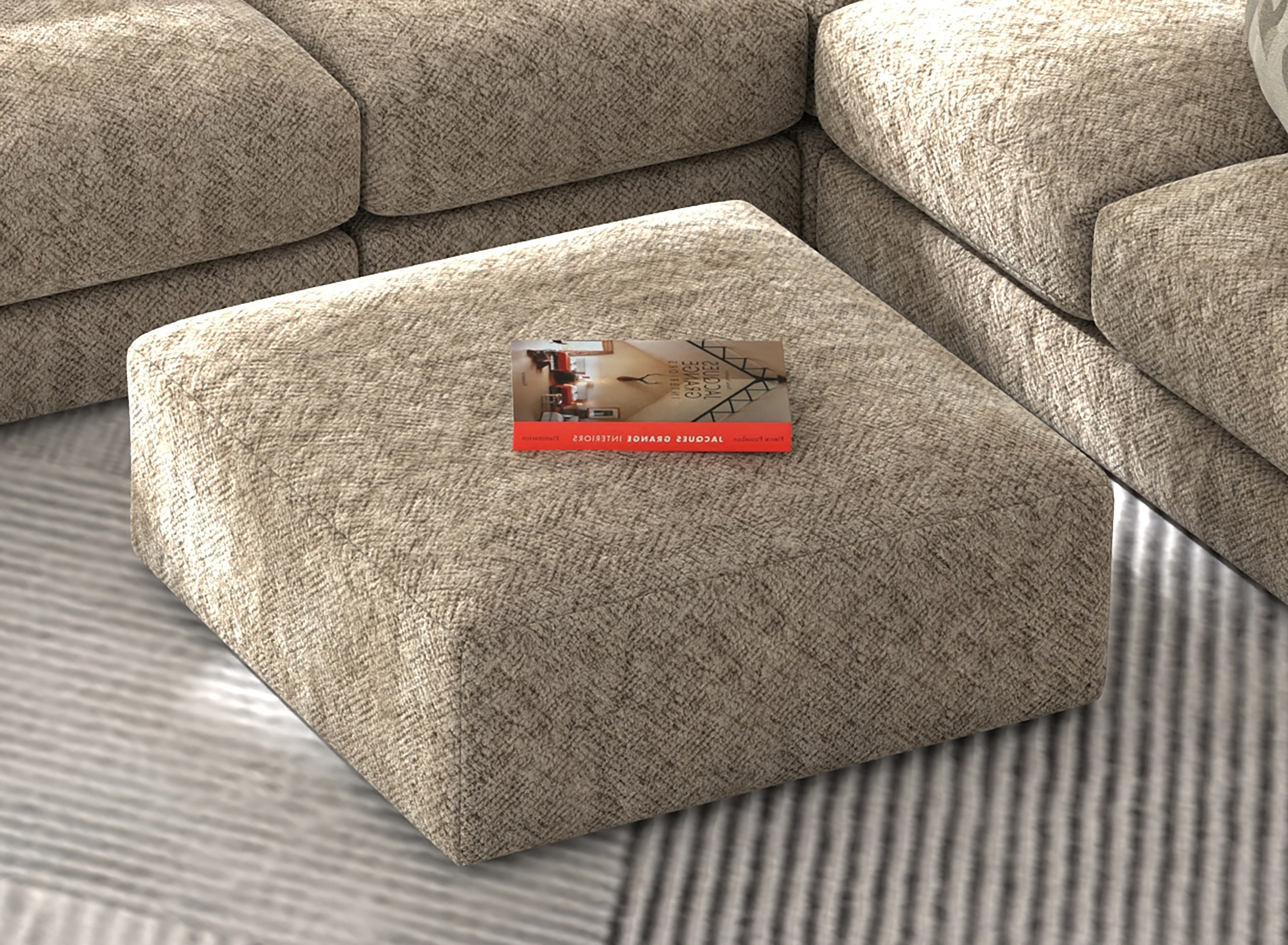 Jackson Furniture Turner Square Cocktail Ottoman