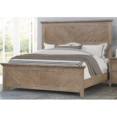 California King Panel Bed