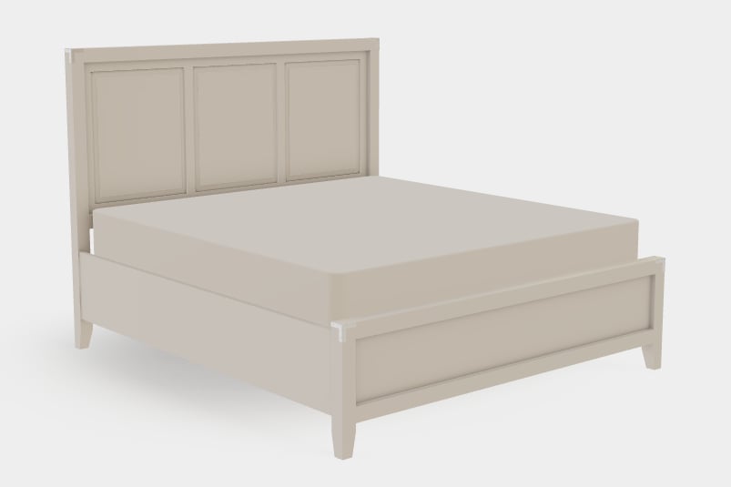 King Raised Panel Bed RD