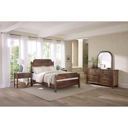 5-Piece California King Poster Bedroom Set