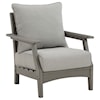 Signature Design by Ashley Visola Set of 2 Lounge Chairs w/ Cushion
