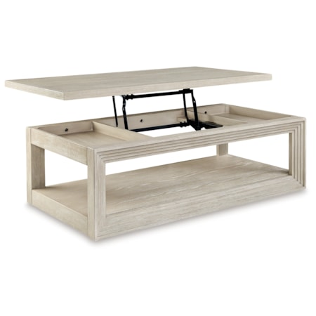 Lift-Top Coffee Table And 2 End Tables