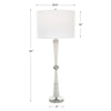 Uttermost Hourglass Hourglass White Table Lamp