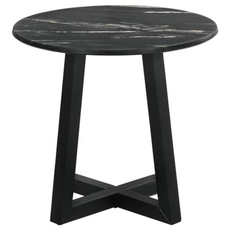 Skylark Marble-like SmartTop Side End Table