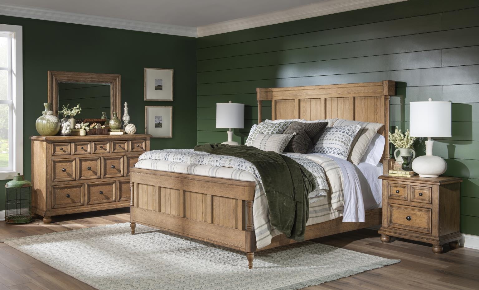 Legacy Classic Vintage Market 8-Drawer Dresser and Mirror Set