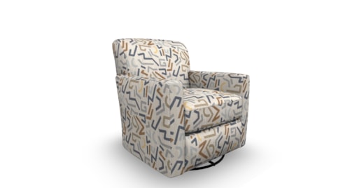 Contemporary Swivel Glider Chair