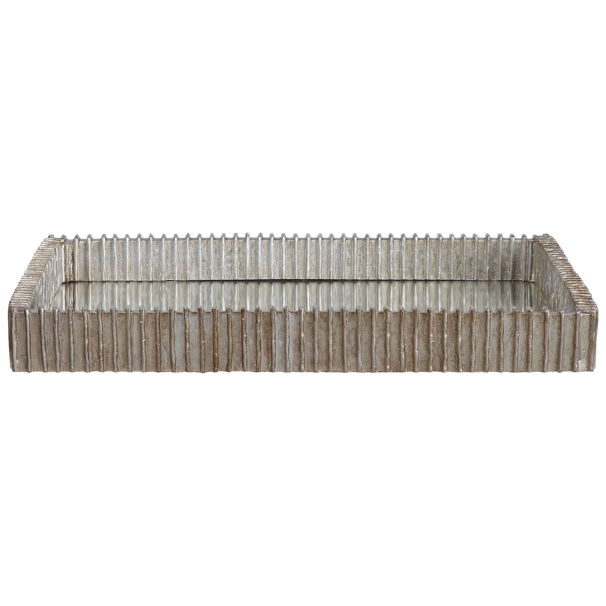 Talmage Silver Mirrored Tray