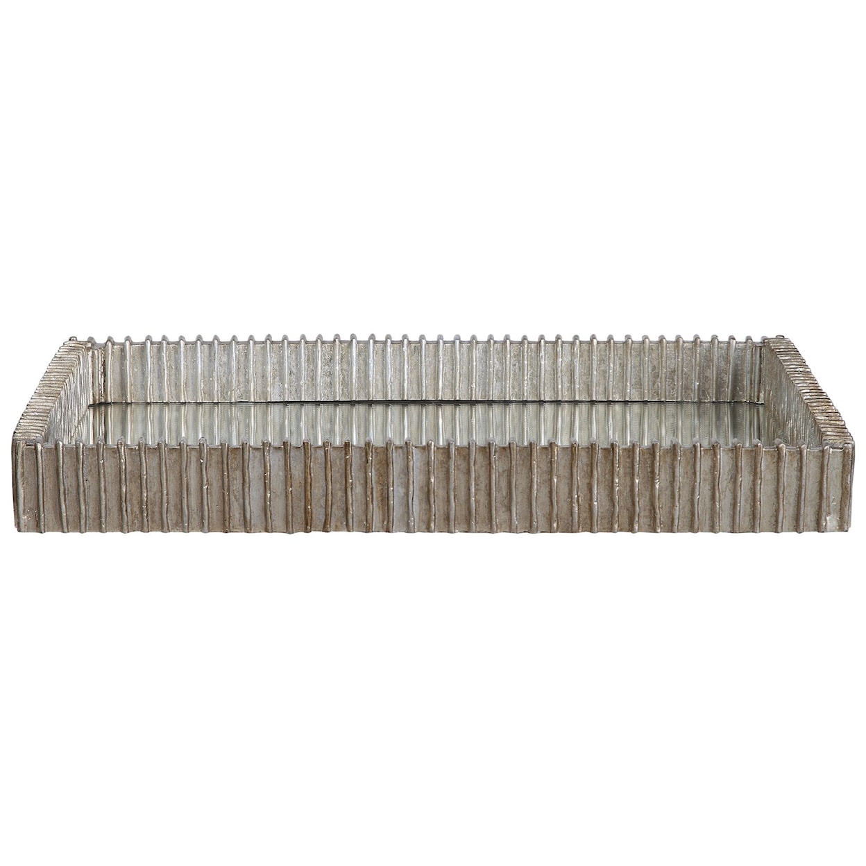 Uttermost Accessories Talmage Silver Mirrored Tray