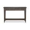 Durham Solid Accents 2-Drawer Sofa Table with Fixed Shelf