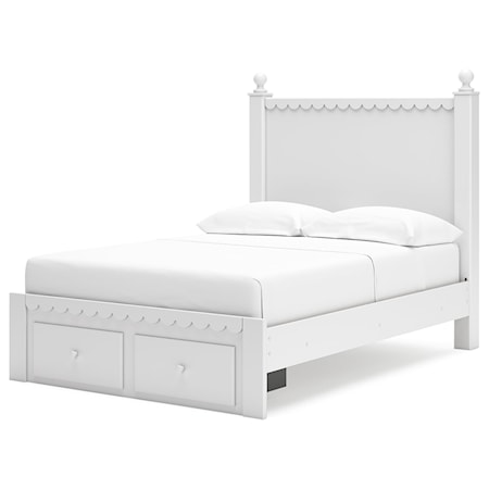 Full Panel Storage Bed