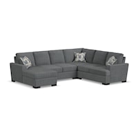 Casual Extra Large U-Shaped Sectional with LAF Chaise