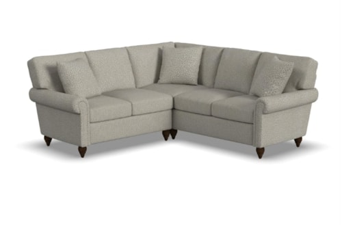 Transitional L-Shaped Sectional Sofa