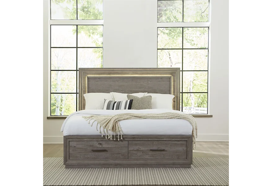 Horizons Full Storage Bed by Liberty Furniture at Royal Furniture