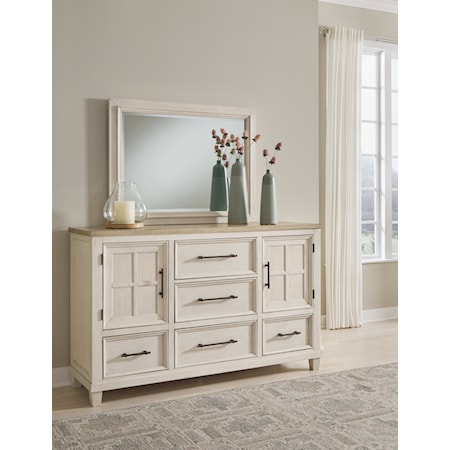 Dresser And Mirror