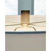 Ashley Furniture Signature Design Lamps - Contemporary Teelsen Clear/Gold Finish Table Lamp