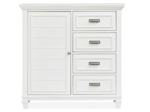 Contemporary 4-Drawer Gentlemen's Chest