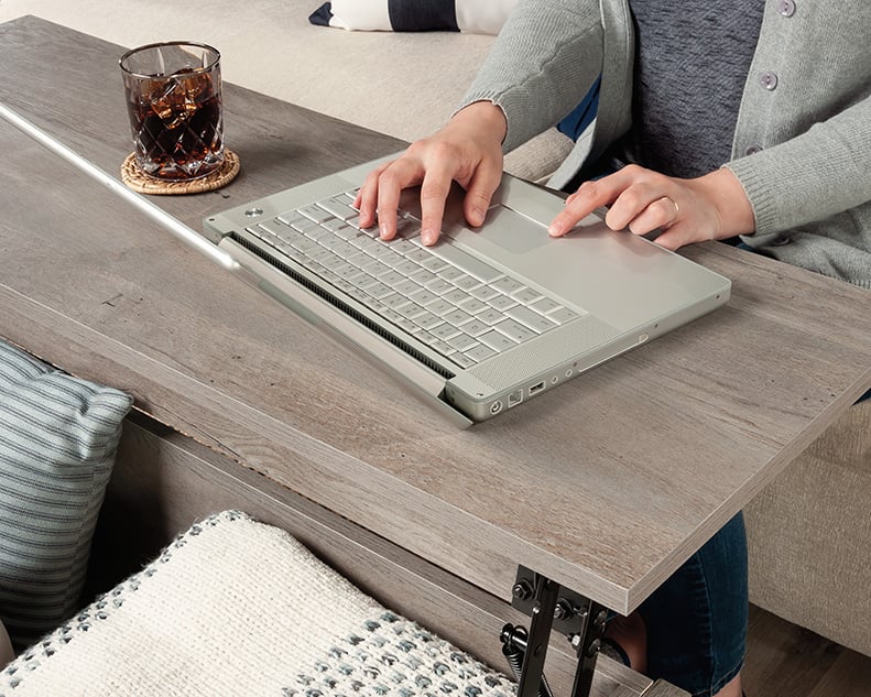 Trestle Lift-Top Coffee Table