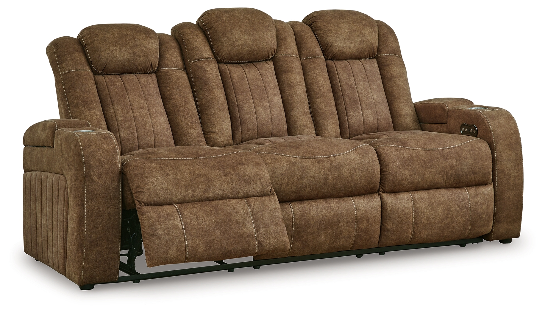 Pwr Rec Sofa With Adj Headrest