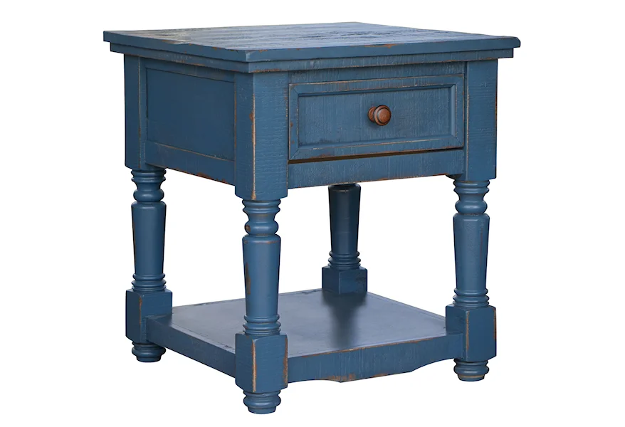 Aruba End Table by International Furniture Direct at VanDrie Home Furnishings