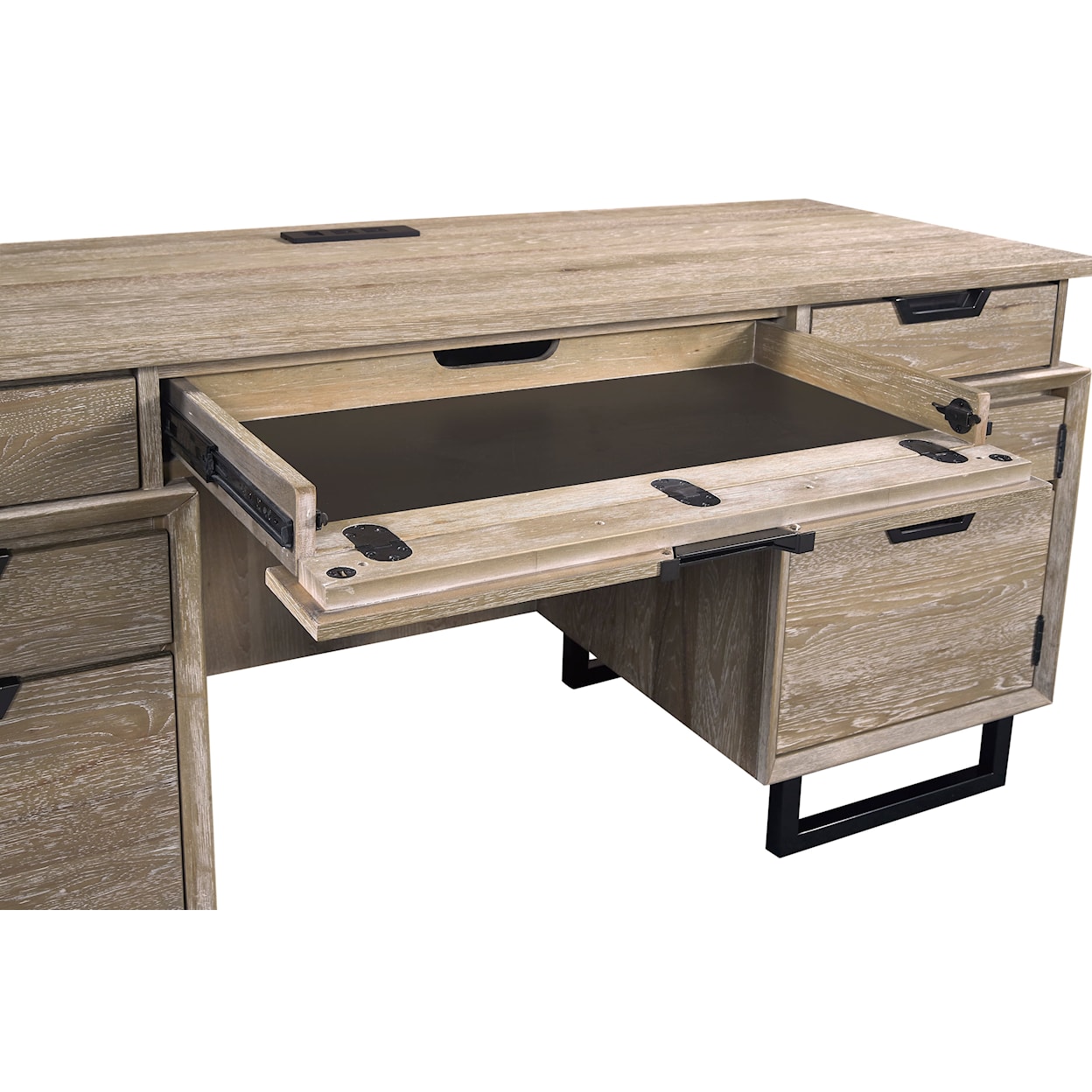 Aspenhome Harper Point 66" Credenza Desk