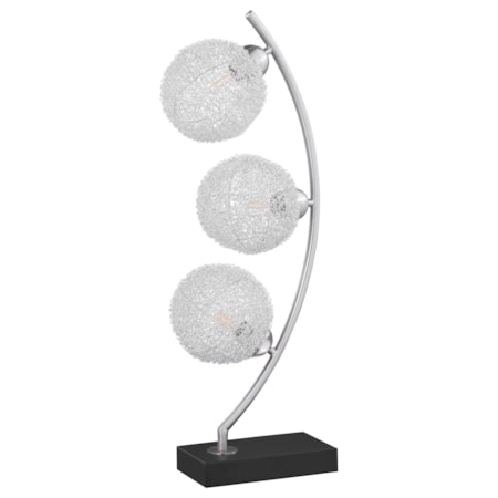 Claudia 30-inch Woven Spherical Table Lamp