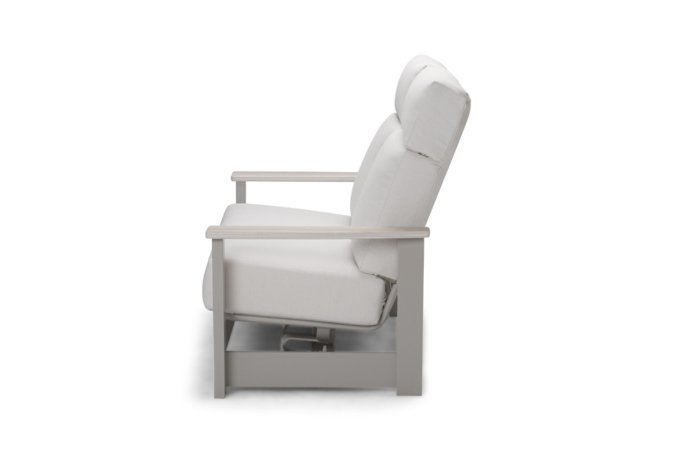 Supreme Hidden 2-Seat Glider w/Rustic Arms