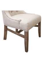 International Furniture Direct Aruba Transitional Upholstered Dining Chair