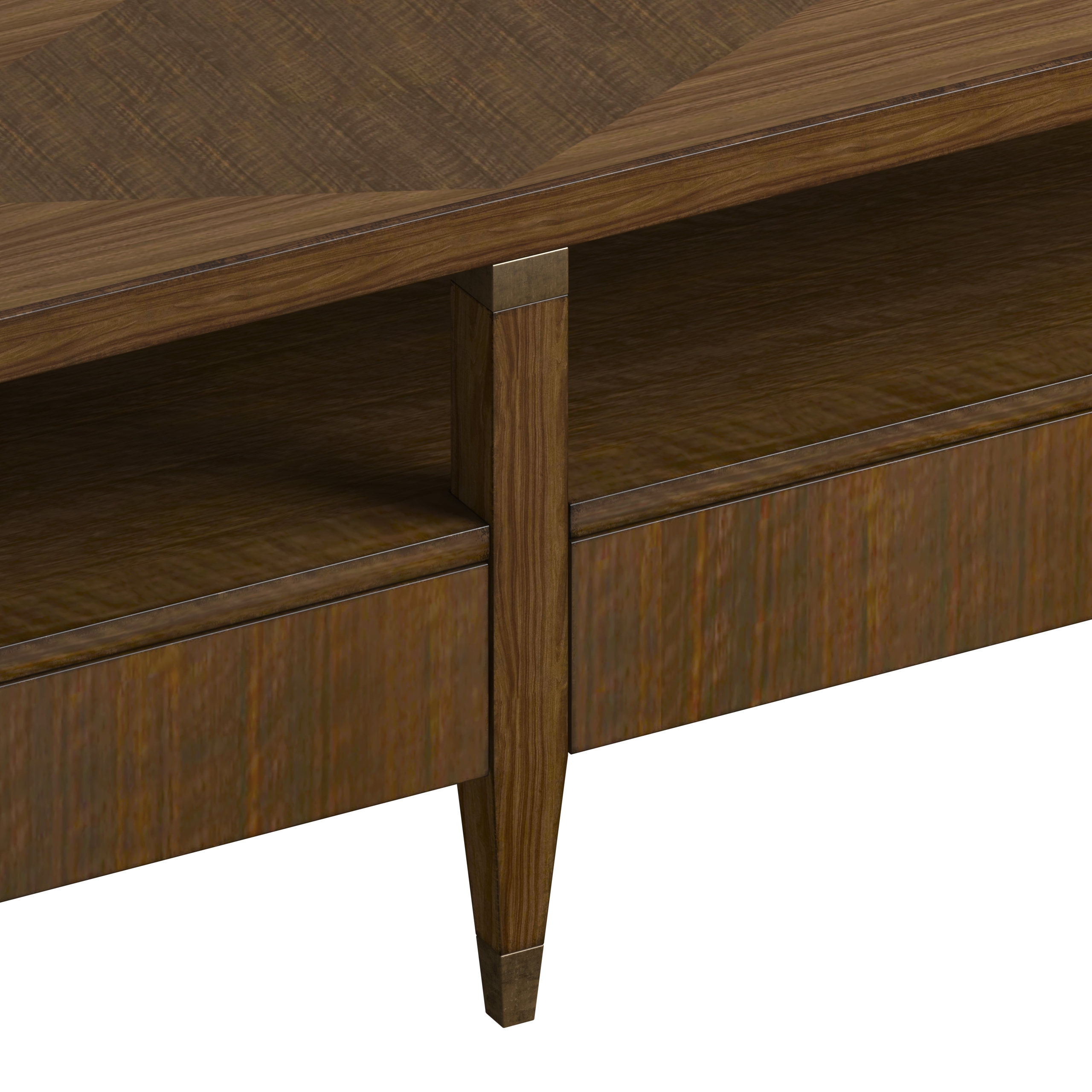 Rectangular 2-Drawer Cocktail Table