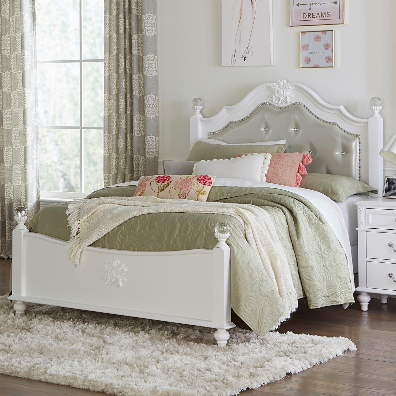 家具 marie Magnolia Manor Weathered Bisque 3 Piece Bedroom Set w