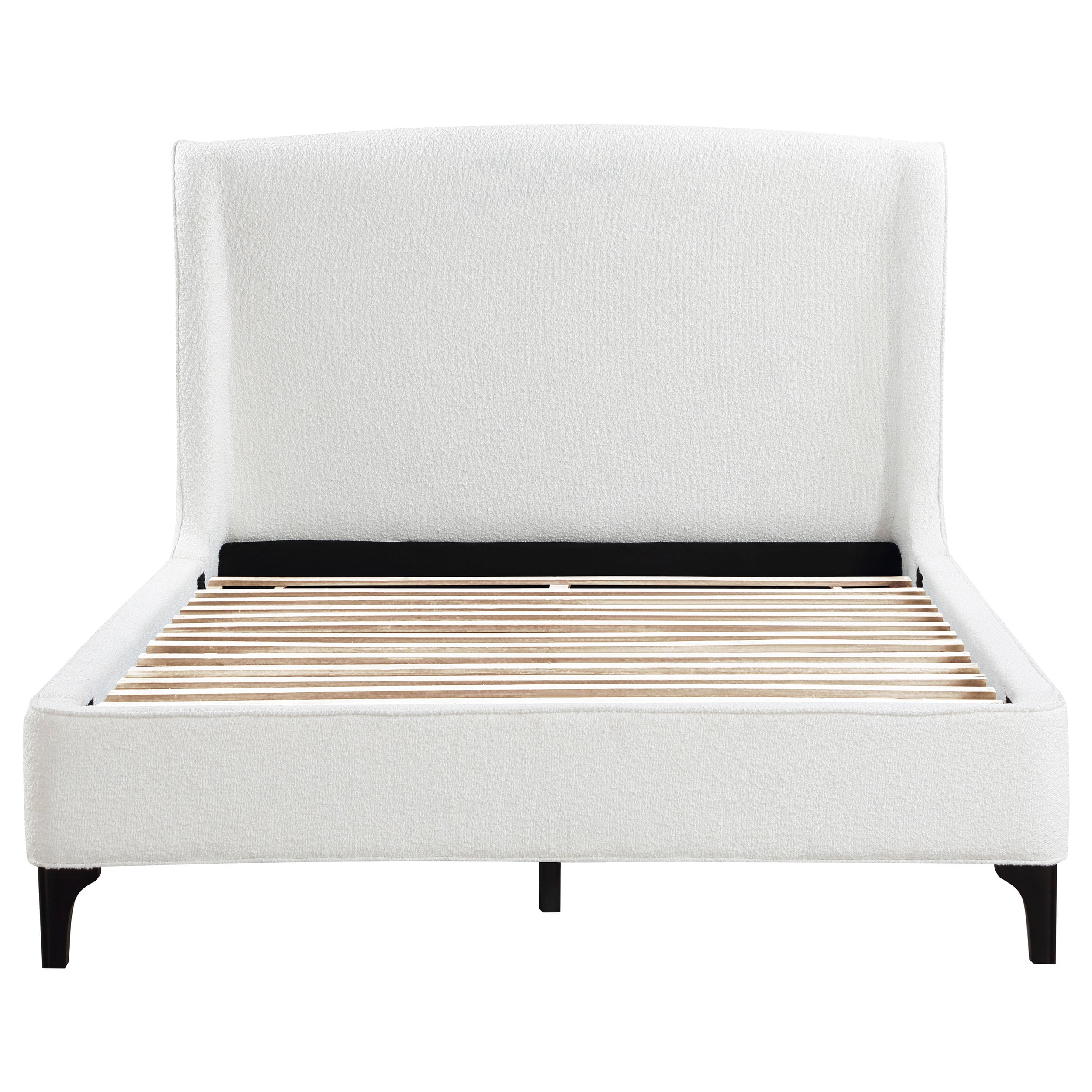 Mosby Queen Wingback Bed Snow