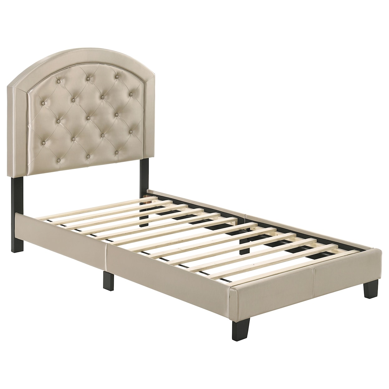 CM Gaby Twin Upholstered Platform Bed