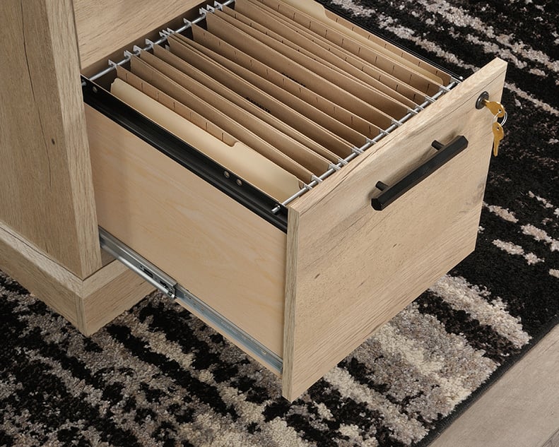 Sauder Aspen Post Aspen Post Double Pedestal Executive Desk