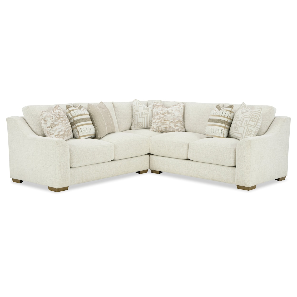 Hickory Craft 735450BD 3-Piece Sectional Sofa