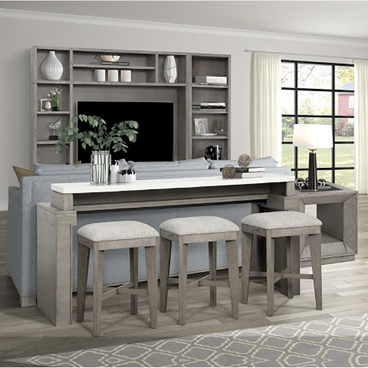 PH Pure Modern Everywhere Console with 3 Stools
