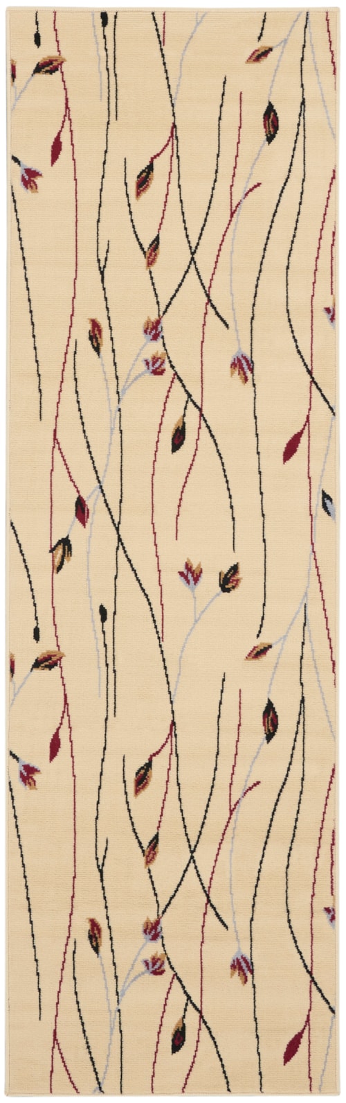 2'3" x 7'6" Cream Runner Rug