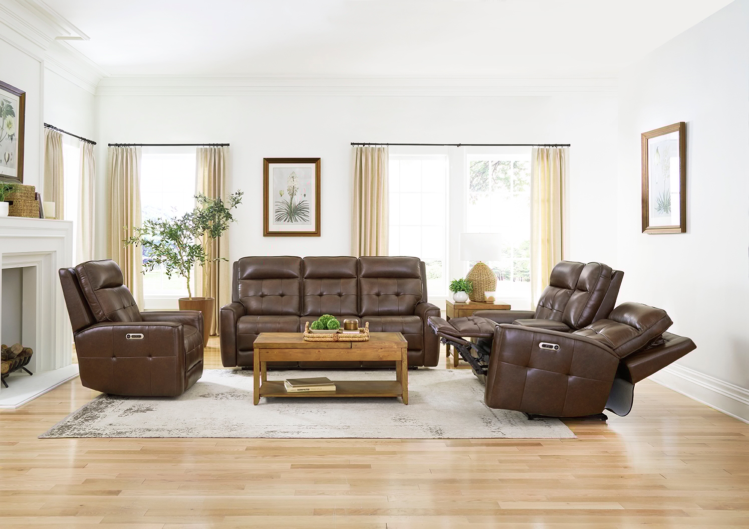 3-Piece Power Reclining Living Room Set