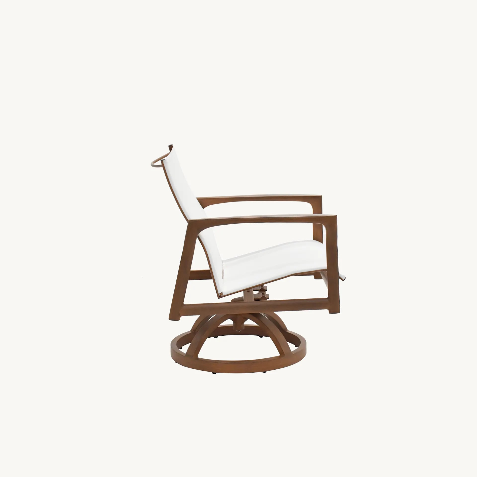 Castelle Berkeley Sling Dining Swivel Rocker