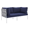 Modway Harmony Outdoor Aluminum Loveseat