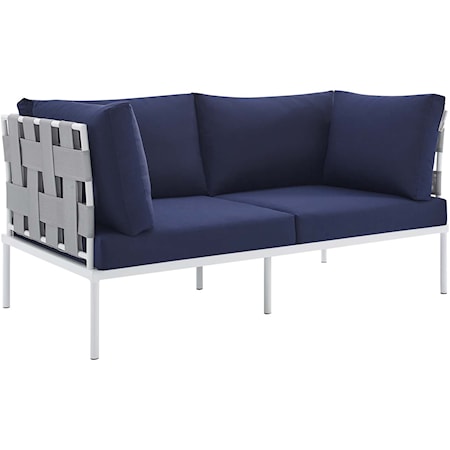 Outdoor Aluminum Loveseat