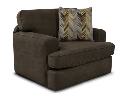 Casual Chair with Track Arms