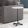 Uttermost Accent Furniture - Occasional Tables Counteract White Accent Table