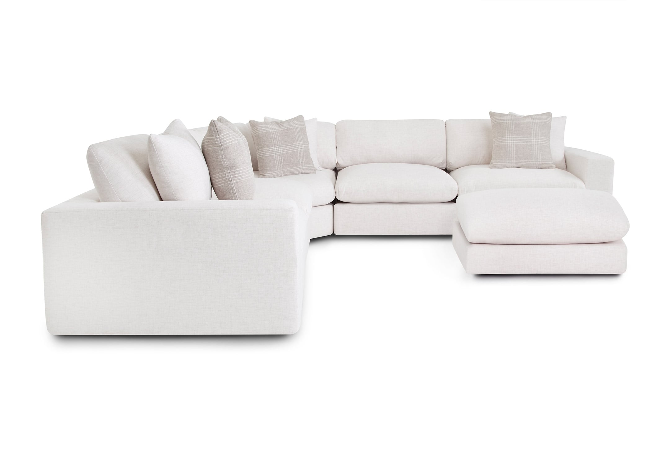 Springfield & Company Rosedale 5-Piece U-Shaped Modular Sectional
