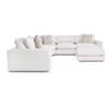 Franklin 972 Darcy Sectional 5-Piece U-Shaped Modular Sectional