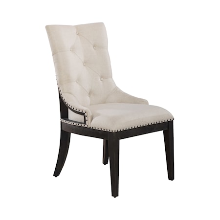 Upholstered Sheltered Side Chair