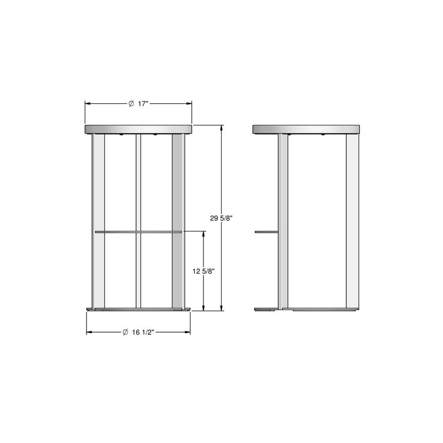 Metal Frame Barstool