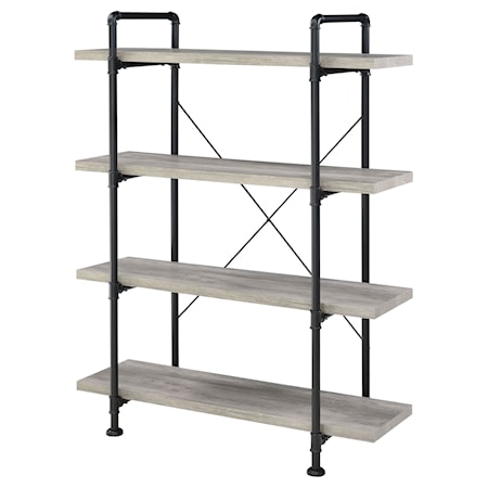 Delray 56-Inch 4-Shelf Bookshelf and