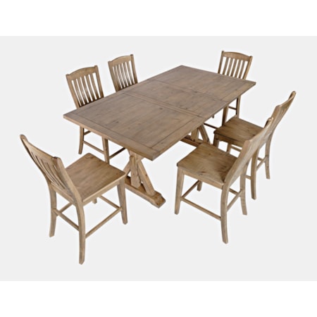7-Piece Counter Table and Chair Set