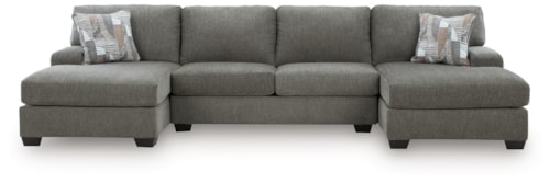 3-Piece Sectional With Double Chaise