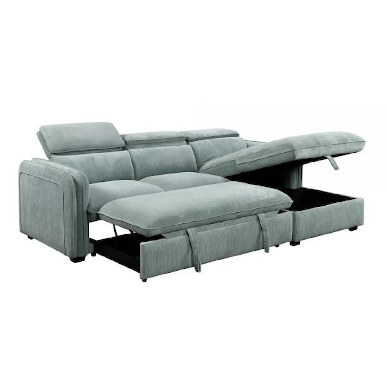 Acme Furniture Zavala Sectional Sleeper Sofa