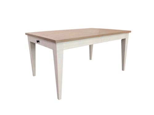 Farmhouse Dining Table with 18" Leaf